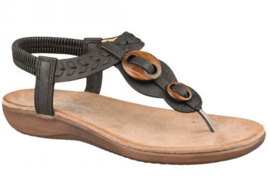 Σανδάλια γυναικεία | Ανατομικά | Amarpies | ABZ30236 | Μαύρο - Amarpies - 